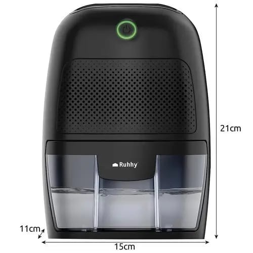 Розміри осушувача: 21 на 15 на 11 см